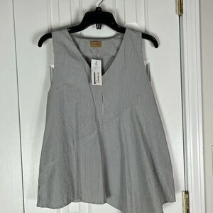 NWT Tulip Womens Striped Blouse Small